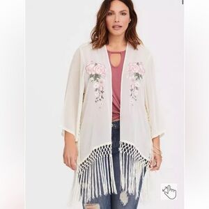 Torrid Kimono - Size 00/0